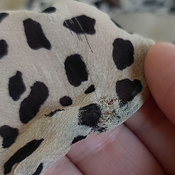 Haute Fox 2X Womens Sheer Animal Print Lightweight Plus Size Jacket Cover Up - Picture 9 of 13